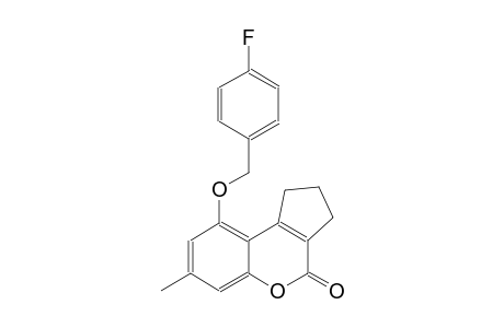 9-[(4-fluorobenzyl)oxy]-7-methyl-2,3-dihydrocyclopenta[c]chromen-4(1H)-one