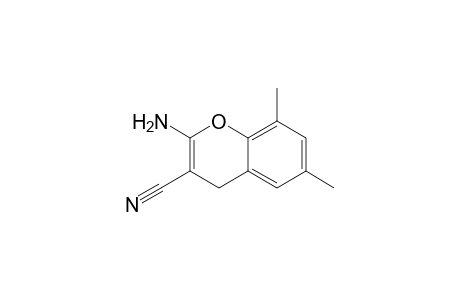 2-Amino-3-cyano-6,8-dimethyl-4H-chromene