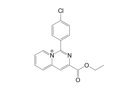 1-(4-Chlorophenyl)-3-pyrido[1,2-c]pyrimidin-9-iumcarboxylic acid ethyl ester