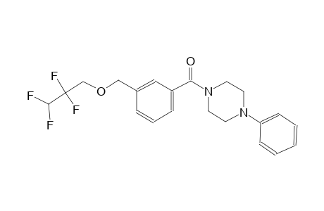 1-phenyl-4-{3-[(2,2,3,3-tetrafluoropropoxy)methyl]benzoyl}piperazine