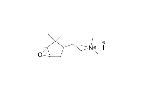Trimethyl-[2-(1,2,2-trimethyl-6-oxa-bicyclo[3.1.0]hex-3-yl)-ethyl]-ammonium; iodide