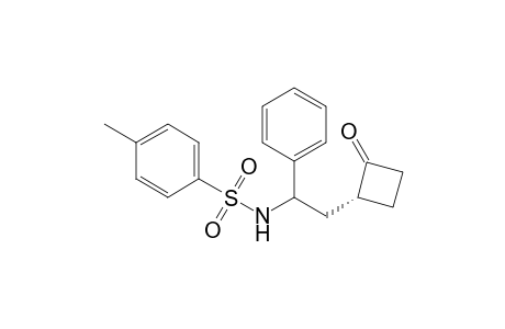 4-Methyl-N-[(R*)-2-((2S*)-2-oxocyclobutyl)-1-phenylethyl]benzenesulfonamide