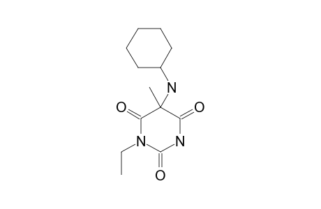 5-CYCLOHEXYLAMINO-1-ETHYL-5-METHYLBARBITURIC-ACID