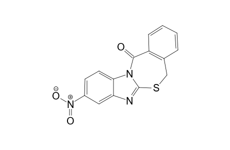 2-Nitro-benzimidazolo[2,1-b]benzo[e]thiazepin-5(10H)-one