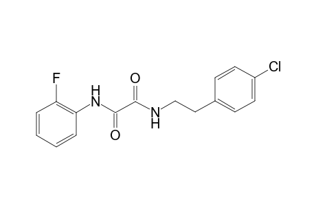 N-[2-(4-chlorophenyl)ethyl]-N'-(2-fluorophenyl)ethanediamide