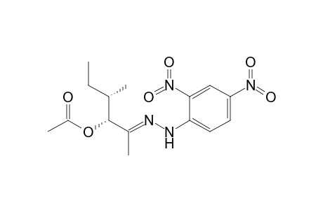(3R,4S)-3-Acetoxy-4-methylhexan-2-one 2,4-dinitrophenylhydrazone