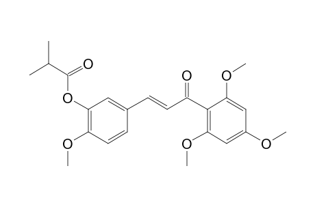 3-Hydroxy-2',4,4',6'-tetramethoxychalcone, 2-methylpropionate