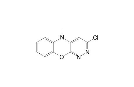 5H-Pyridazino[3,4-b][1,4]benzoxazine, 3-chloro-5-methyl-