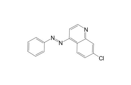 Quinoline, 7-chloro-4-(phenylazo)-