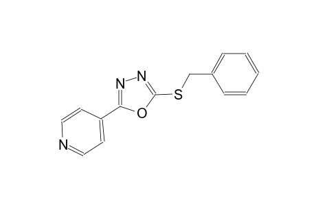 4-[5-(benzylsulfanyl)-1,3,4-oxadiazol-2-yl]pyridine