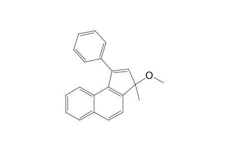 1-Phenyl-3-methyl-3-methoxy-1,2-didehydrocyclopenta[1,2-a]naphtalene