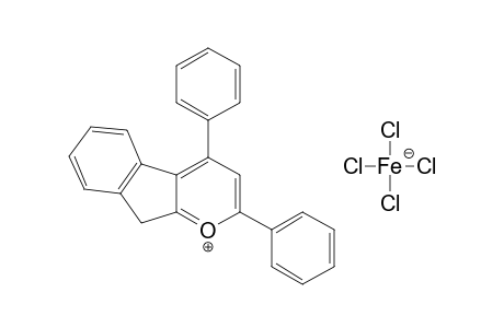 2,4-DIPHENYL-5H-INDENO[1,2-b]PYRYLIUM TETRACHLOROFERRATE(1-)