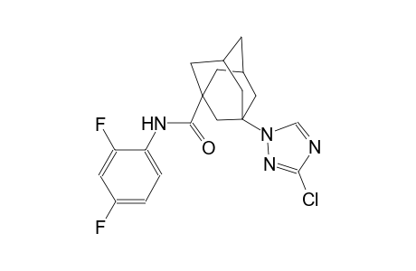 3-(3-chloro-1H-1,2,4-triazol-1-yl)-N-(2,4-difluorophenyl)-1-adamantanecarboxamide
