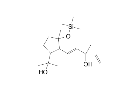 5-(3-(1-Hydroxy-1-methylethyl)-1-methyl-1-trimethylsilyloxycyclpent-2-yl)-3-methylpenta-1,4-dien-3-ol