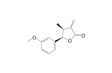 cis-(+-)-4-(3-Methoxyphenyl)-3-methyl-2-methylene-.gamma.-butyrolactone