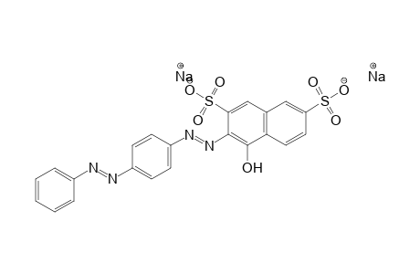 2,7-Naphthalenedisulfonic acid, 4-hydroxy-3-[[4-(phenylazo)phenyl]azo]-, disodium salt