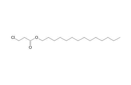 3-Chloropropionic acid, tetradecyl ester