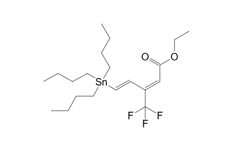 (2E,4E)-5-tributylstannyl-3-(trifluoromethyl)penta-2,4-dienoic acid ethyl ester