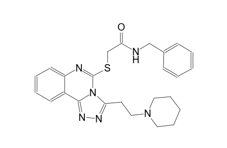acetamide, N-(phenylmethyl)-2-[[3-[2-(1-piperidinyl)ethyl][1,2,4]triazolo[4,3-c]quinazolin-5-yl]thio]-