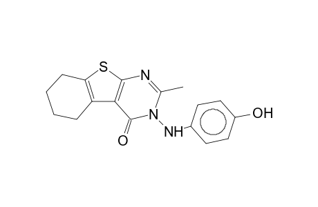 6,7,8,9-Tetrahydro-2-(4-hydroxyanilino)-3-methylbenzo[4,5]thieno[3,2-e]pyrimidin-1(2H)-one