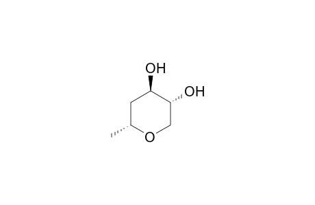 (3R,4R,6R)-6-methyloxane-3,4-diol