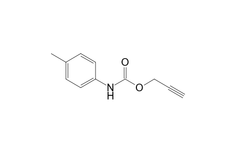 Carbanilic acid, p-methyl-, 2-propynyl ester