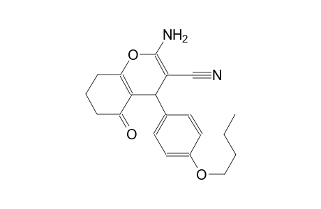 2-amino-4-(4-butoxyphenyl)-5-oxo-5,6,7,8-tetrahydro-4H-chromene-3-carbonitrile
