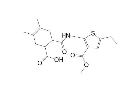6-({[5-ethyl-3-(methoxycarbonyl)-2-thienyl]amino}carbonyl)-3,4-dimethyl-3-cyclohexene-1-carboxylic acid
