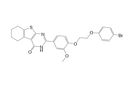 benzo[4,5]thieno[2,3-d]pyrimidin-4(3H)-one, 2-[4-[2-(4-bromophenoxy)ethoxy]-3-methoxyphenyl]-5,6,7,8-tetrahydro-
