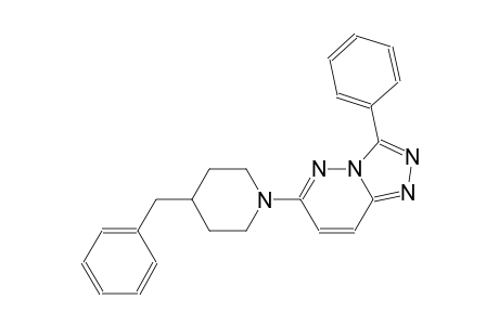 [1,2,4]triazolo[4,3-b]pyridazine, 3-phenyl-6-[4-(phenylmethyl)-1-piperidinyl]-
