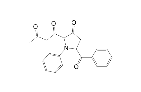 1,3-Butanedione, 1-(5-benzoyl-3-oxo-1-phenyl-2-pyrrolidinyl)-