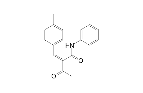 (Z)-2-(4-Methylbenzylidene)-3-oxo-N-phenyl-butanamide