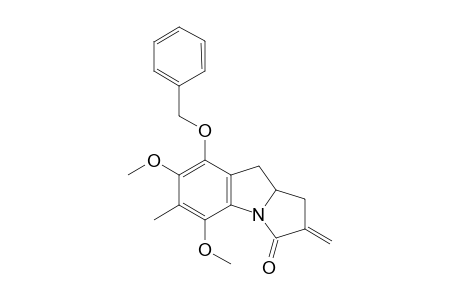 5-benzyloxy-6,8-dimethoxy-7-methyl-2-methylene-3a,4-dihydro-3H-pyrrolo[1,2-a]indol-1-one