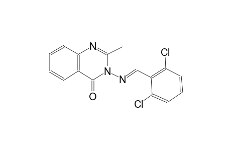 4(3H)-quinazolinone, 3-[[(E)-(2,6-dichlorophenyl)methylidene]amino]-2-methyl-