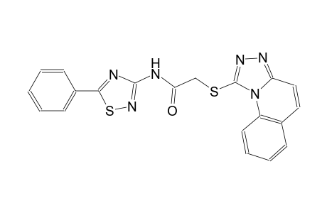 acetamide, N-(5-phenyl-1,2,4-thiadiazol-3-yl)-2-([1,2,4]triazolo[4,3-a]quinolin-1-ylthio)-
