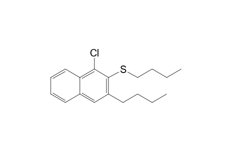 3-Butyl-2-(butylthio)-1-chloronaphthalene