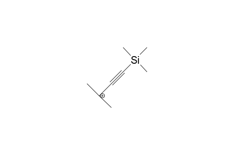 3-Methyl-1-trimethylsilyl-1-butyn-3-yl cation