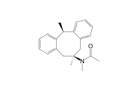 cis-6-(Acetylamino)-N,6,12-trimethyl-5,6,7,12-tetrahydrodibenzo[a,d]cyclooctene