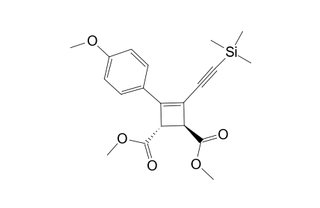 (1S,2S)-3-(4-methoxyphenyl)-4-(2-trimethylsilylethynyl)cyclobut-3-ene-1,2-dicarboxylic acid dimethyl ester