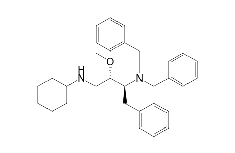 (2S,3S)-3-N,3-N-dibenzyl-1-N-cyclohexyl-2-methoxy-4-phenylbutane-1,3-diamine