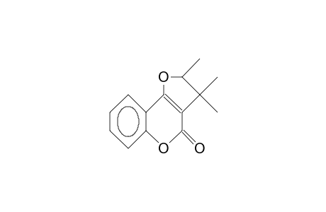 4-Oxo-2,3-dihydro-2,3,3-trimethyl-4H-furo(3,2-C)(1)benzopyran