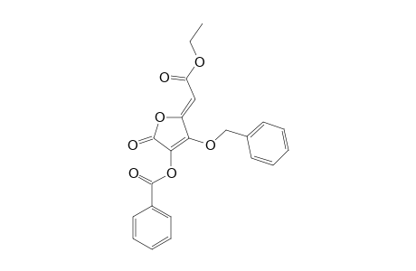 3-BENZOYLOXY-4-BENZYLOXY-5-[Z-(ETHOXYCARBONYLMETHYLIDENE)]-2-FURANONE