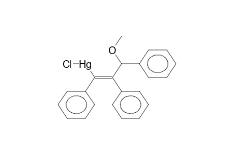1,2,3-TRIPHENYL-1-CHLOROMERCURO-3-METHOXY-1-PROPENE