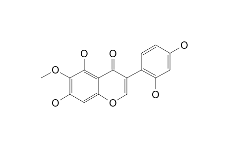 5,7,2',4'-TETRAHYDROXY-6-METHOXY-ISOFLAVONE