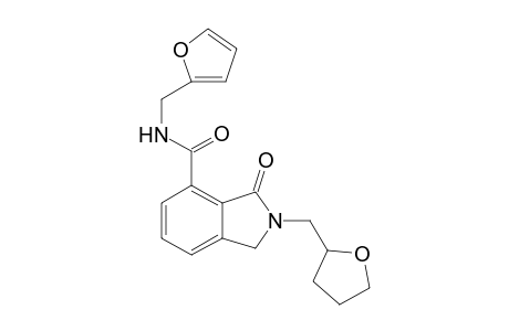 1H-Isoindole-4-carboxamide, N-(2-furanylmethyl)-2,3-dihydro-3-oxo-2-[(tetrahydro-2-furanyl)methyl]-