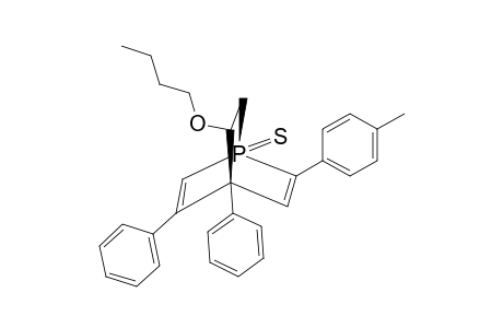 8-Butoxy-4,5-diphenyl-2-para-tolyl-1-phosphabicyclo-[2.2.2]-octa-2,5-diene-1-sulfide