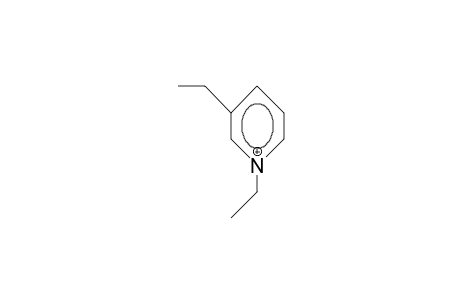 1,3-Diethyl-pyridinium cation