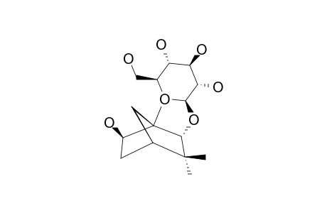 (1R,2R,4S,6R)-2,6-DIHYDROXY-FENCHANE-2-O-BETA-D-GLUCOPYRANOSIDE