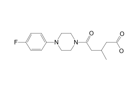 5-[4-(4-Fluorophenyl)piperazin-1-yl]-3-methyl-5-oxopentanoic acid