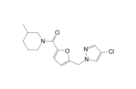piperidine, 1-[[5-[(4-chloro-1H-pyrazol-1-yl)methyl]-2-furanyl]carbonyl]-3-methyl-
